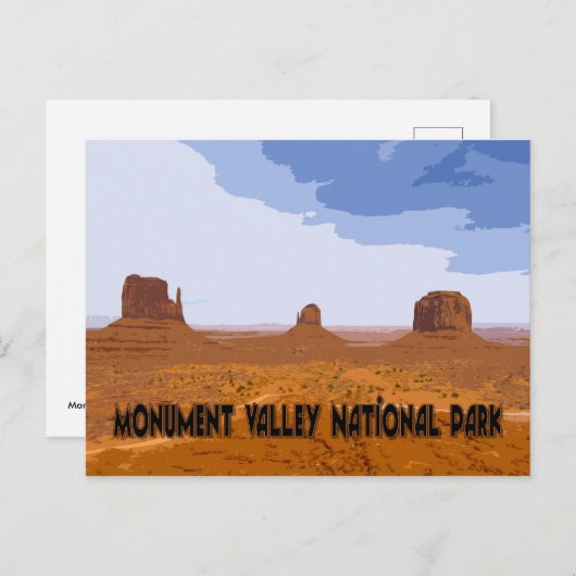 Monumental Postkarte (Vorne/Hinten)