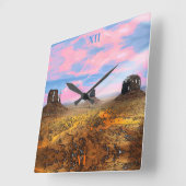 Monumental Quadratische Wanduhr (Winkel)