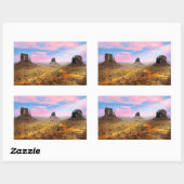 Monumental Rechteckiger Aufkleber (Blatt)