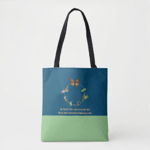 Monumental-Schmetterlings-Tragetasche Tasche