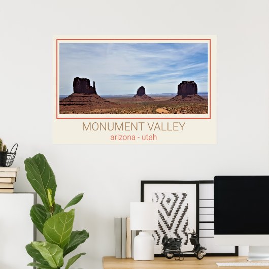 Monumental - Utah und Arizona Poster (Heimbüro)