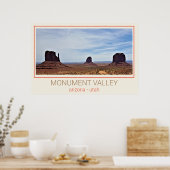 Monumental - Utah und Arizona Poster (Küche)