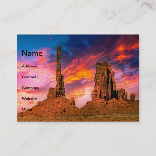 Monumental Visitenkarte (Vorderseite)