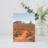 Monumentaltal Grenzübergang Utah-Arizona Postkarte (Stehend Vorderseite)