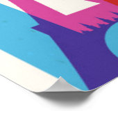 Monumente der Welt - Pastell Collage Poster (Ecke)