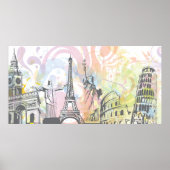 Monumente der Welt Poster (Vorne)