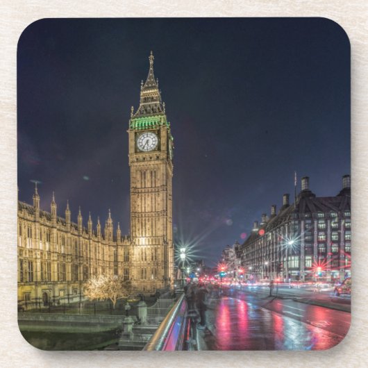 Monuments | Big Ben at Night Getränkeuntersetzer (Vorderseite)
