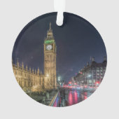 Monuments | Big Ben at Night Ornament (Rückseite)