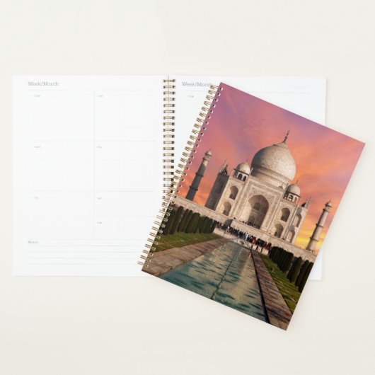 Monuments | Colorful View of the Taj Mahal Planer (Anzeige)