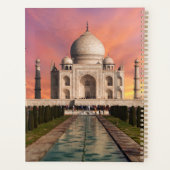 Monuments | Colorful View of the Taj Mahal Planer (Rückseite)