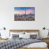 Monuments | Dubai Cityscape Leinwanddruck (Insitu (Schlafzimmer))