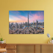 Monuments | Dubai Cityscape Leinwanddruck (Insitu (Wohnzimmer))