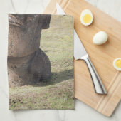 Monuments | Easter Island, Chile Geschirrtuch (Viertel Falte)