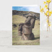 Monuments | Easter Island, Chile Karte (Gelbe Blume)