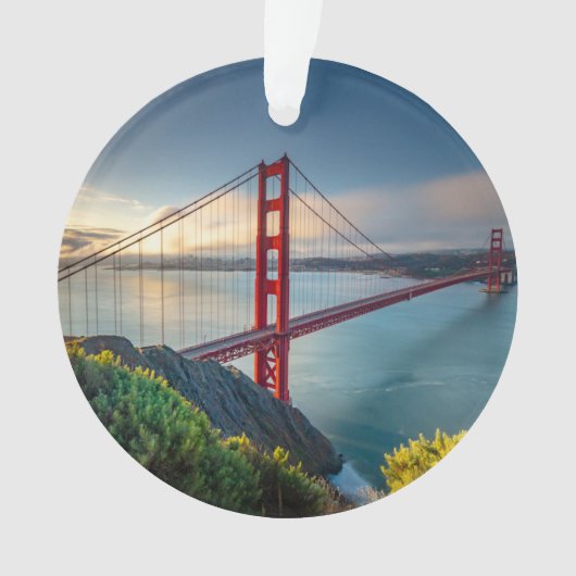 Monuments | Golden Gate San Francisco Ornament (Vorderseite)