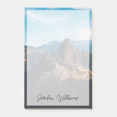 Monuments | Machu Picchu, Peru Post-it Klebezettel (Vorderseite)