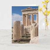Monuments | Parthenon Acropolis Athens Greece Karte (Gelbe Blume)