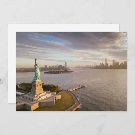 Monuments | Statue of Liberty Dankeskarte (Vorne/Hinten)