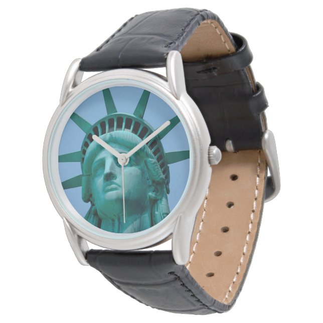 Monuments | Statue of Liberty Face Armbanduhr (Schrägansicht)