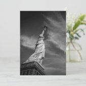 Monuments | Statue of Liberty Manhattan NYC Dankeskarte (Stehend Vorderseite)