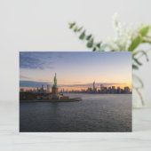 Monuments | Statue of Liberty NYC Dankeskarte (Stehend Vorderseite)