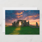 Monuments | Stonhenge, England Dankeskarte (Vorderseite)