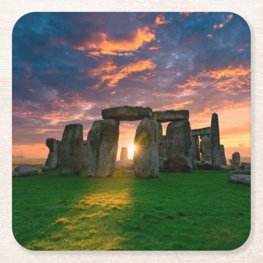 Monuments | Stonhenge, England Rechteckiger Pappuntersetzer (Vorderseite)