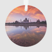 Monuments | Taj Mahal Sunset Ornament (Rückseite)