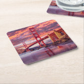 Monuments | The Golden Gate San Francisco, CA Rechteckiger Pappuntersetzer (angewinkelt)