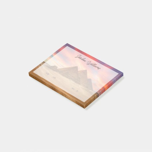 Monuments | The Great Pyramids Post-it Klebezettel (angewinkelt)