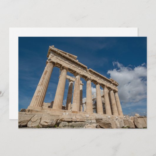 Monuments | The Parthenon, Greece Dankeskarte (Vorne/Hinten)