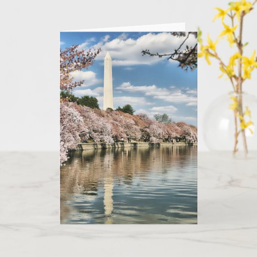 Monuments | Washington Memorial Karte (Gelbe Blume)