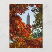 Monuments | Washington Monument in Autumn Postkarte (Vorderseite)