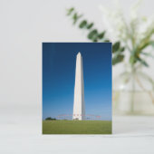 Monuments | Washington Monument with Flags Postkarte (Stehend Vorderseite)