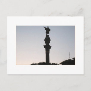 Monumtento a Colón, Barcelona Postkarte