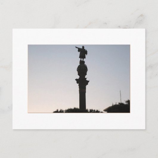 Monumtento a Colón, Barcelona Postkarte (Vorderseite)
