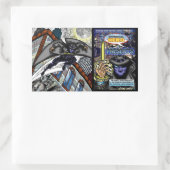 Monwillsprünge + Abdeckkleber Rechteckiger Aufkleber (Tasche)