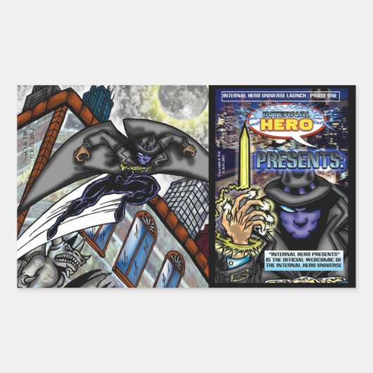 Monwillsprünge + Abdeckkleber Rechteckiger Aufkleber (Vorderseite)