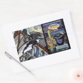 Monwillsprünge + Abdeckkleber Rechteckiger Aufkleber (Umschlag)