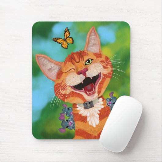 Monzo und Freunde Mousepad (Mit Mouse)