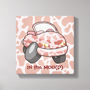 Moo-Auto Leinwanddruck