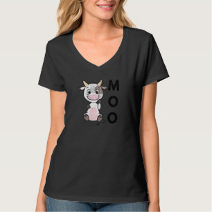 Moo Baby Cow Bauer Farm Landleben T-Shirt