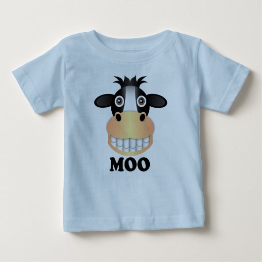Moo - Baby Fine Jersey T - Shirt (Vorderseite)