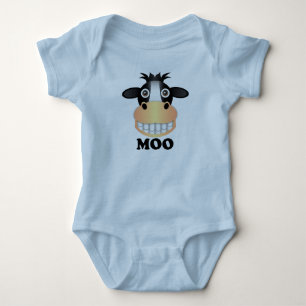 MOO - Baby-Jersey-Bodysuit Baby Strampler