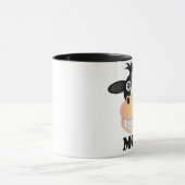 Moo - Black 11 oz Ringer Tasse  (Zentrum)