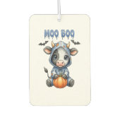 Moo Boo Halloween Cow Autolufterfrischer (Vorderseite)