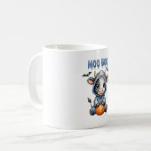 Moo Boo Halloween Cow Kaffeetasse (Vorderseite Links)