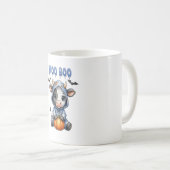 Moo Boo Halloween-Kuh Kaffeetasse (VorderseiteRechts)