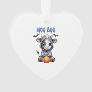 Moo Boo Halloween-Kuh Ornament