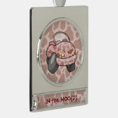 Moo Car Banner-Ornament Silber (Rechts)